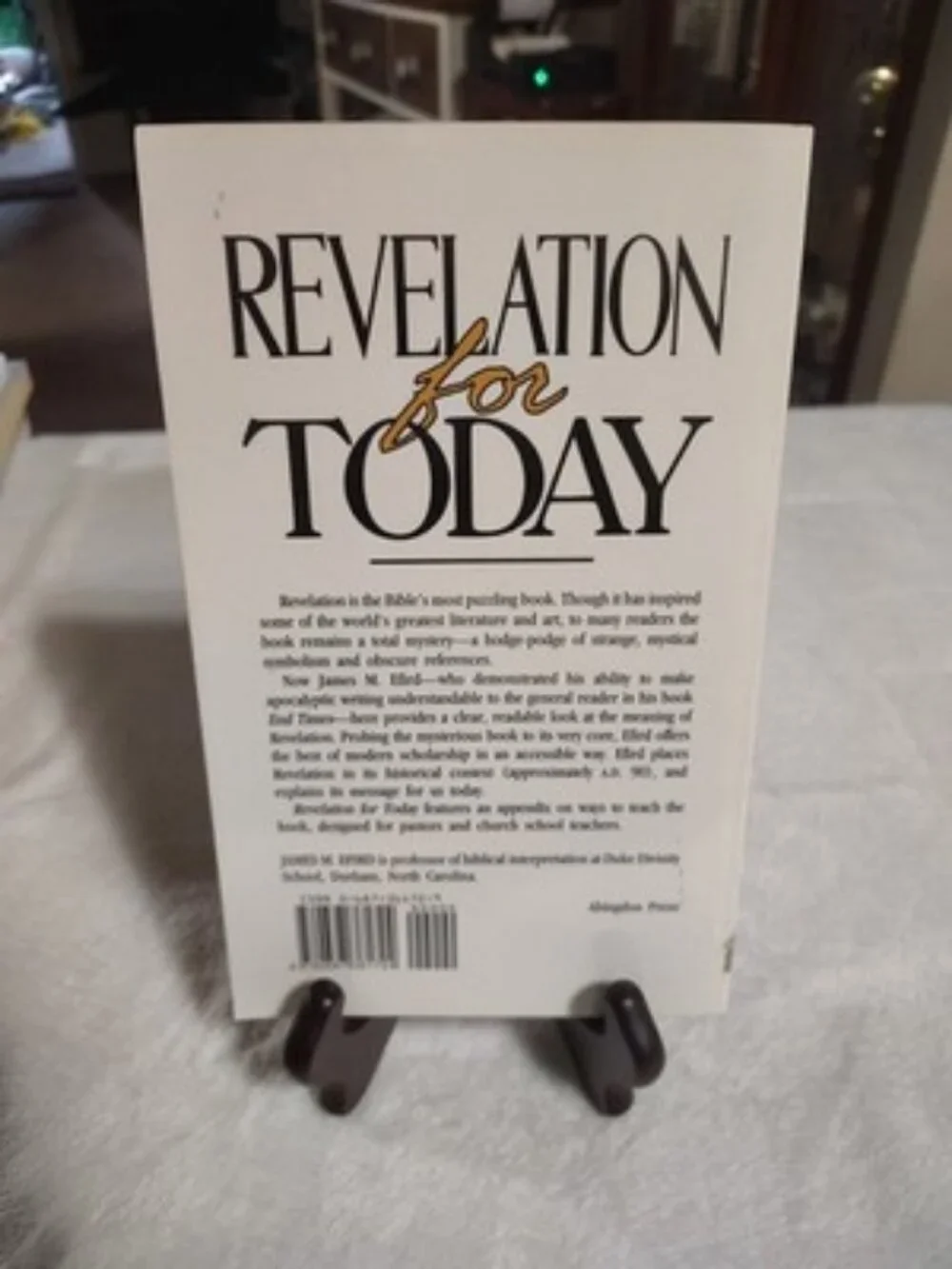 Revelation for Today by James M. Efird (1989, Trade Paperback)